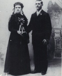 William and Hulda (Schultz) on their wedding day