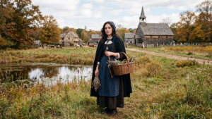 A young Mercy at Edward's Pond